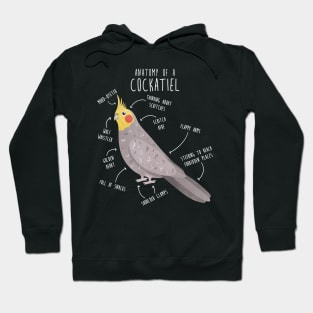 Cockatiel Anatomy Hoodie